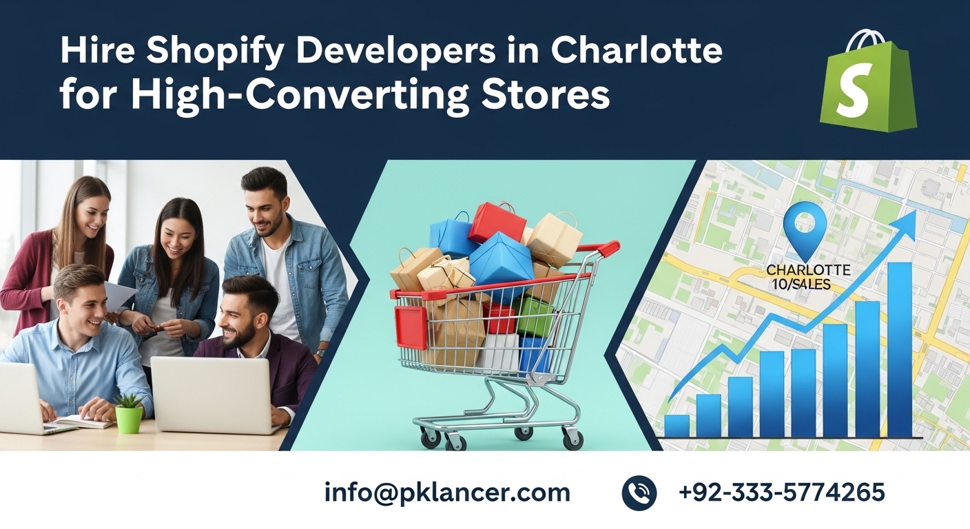 Hire Shopify Developers in Charlotte for High Converting Stores