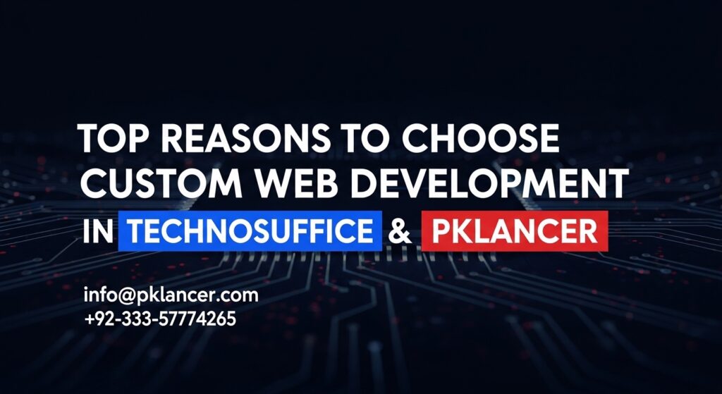 Top Reasons to Choose Custom Web Development in Technosuffice & Pklancer